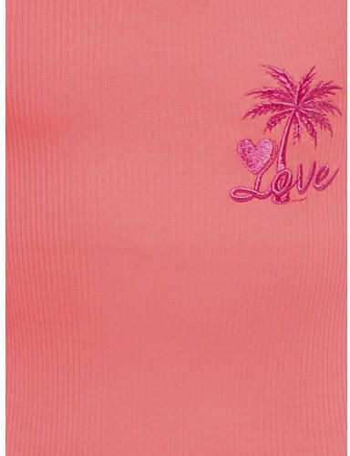 ONLY KIDS GIRL zomerjurk roze Meisjes Stretchkatoen Ronde hals Effen - Foto 3