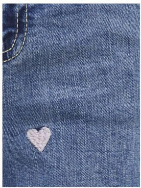 ONLY KIDS MINI wide leg jeans light blue denim Blauw Meisjes Stretchdenim - Foto 3