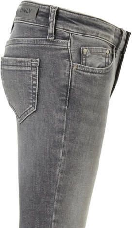 Only KIDS skinny jeans KONBLUSH grijs Meisjes Stretchdenim Effen 152 - Foto 4