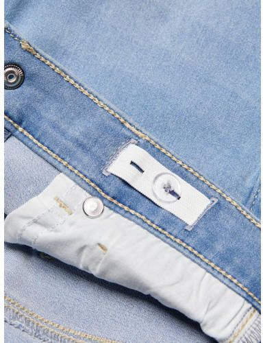 Only KIDS skinny jeans KONROYAL met katoen light denim Blauw Effen 164 - Foto 2