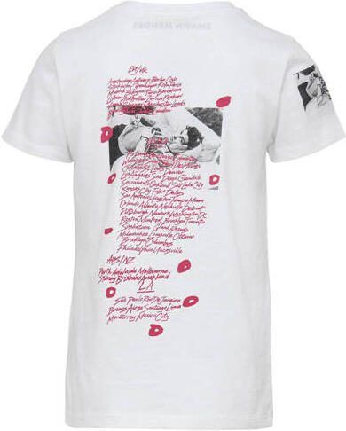 Only T-shirt van katoen wit Printopdruk 110-116 | T-shirt van - Foto 2
