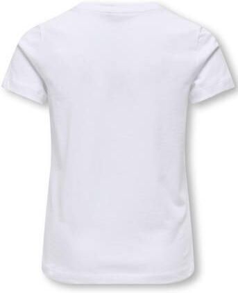 ONLY PLAY GIRLS sportshirt wit Sport t-shirt Meisjes Katoen Ronde hals
