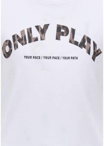 ONLY PLAY GIRLS sportshirt wit Sport t-shirt Meisjes Katoen Ronde hals - Foto 2