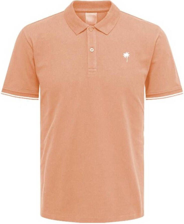 Only KIDS BOY polo KOBFLETCHER lichtoranje Jongens Katoen Polokraag Effen 146 152