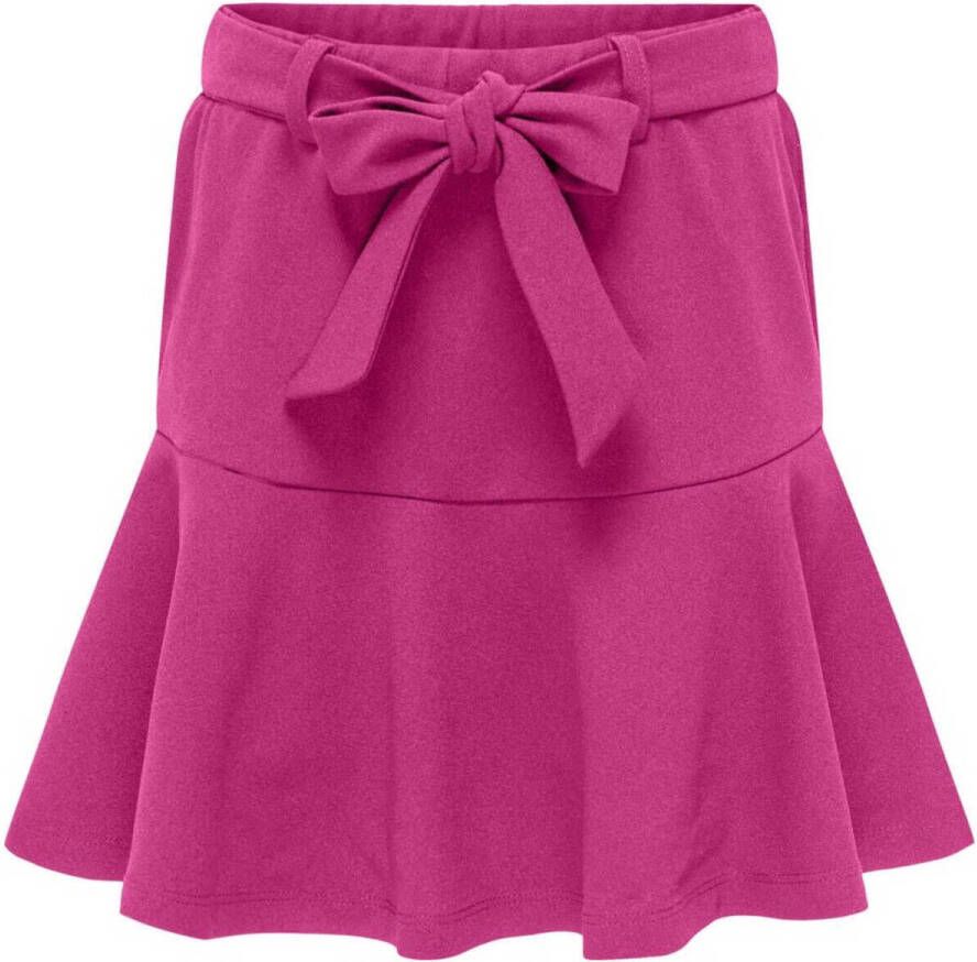 Only KIDS GIRL skort KOGSANIA fuchsia Rok Roze Meisjes Polyester Effen 122