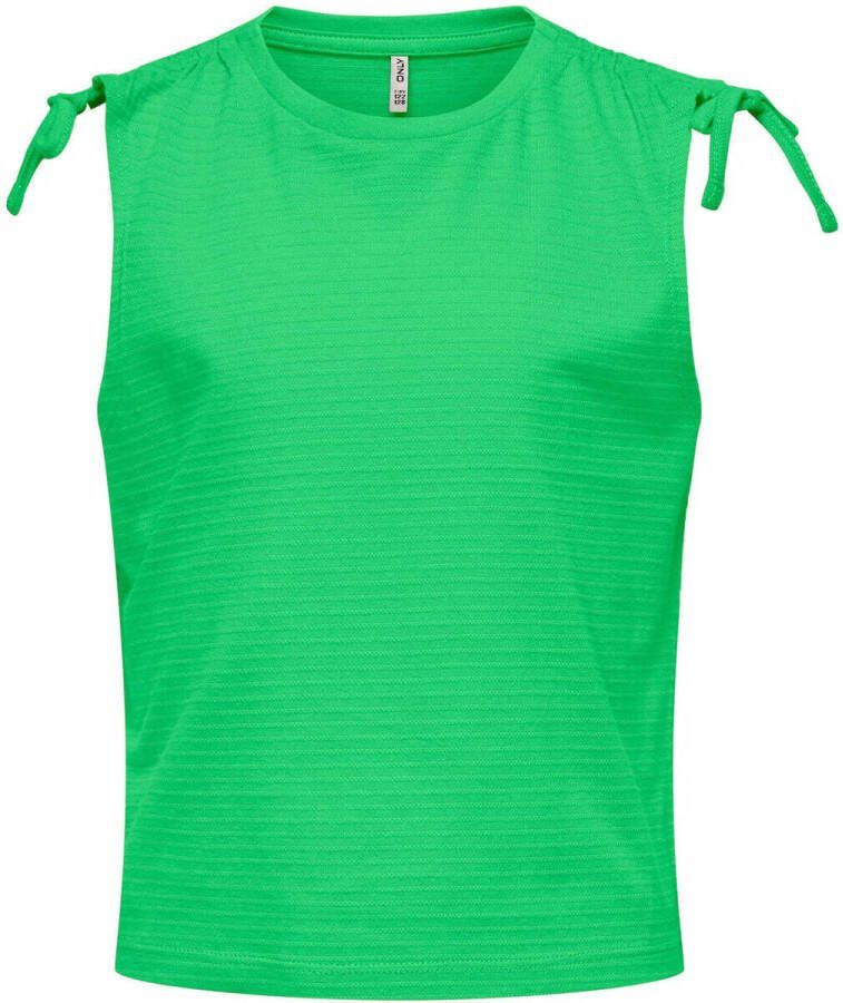 Only KIDS GIRL T-shirt KOGOLIVIE groen Meisjes Katoen Ronde hals Effen 110 116 - Foto 2