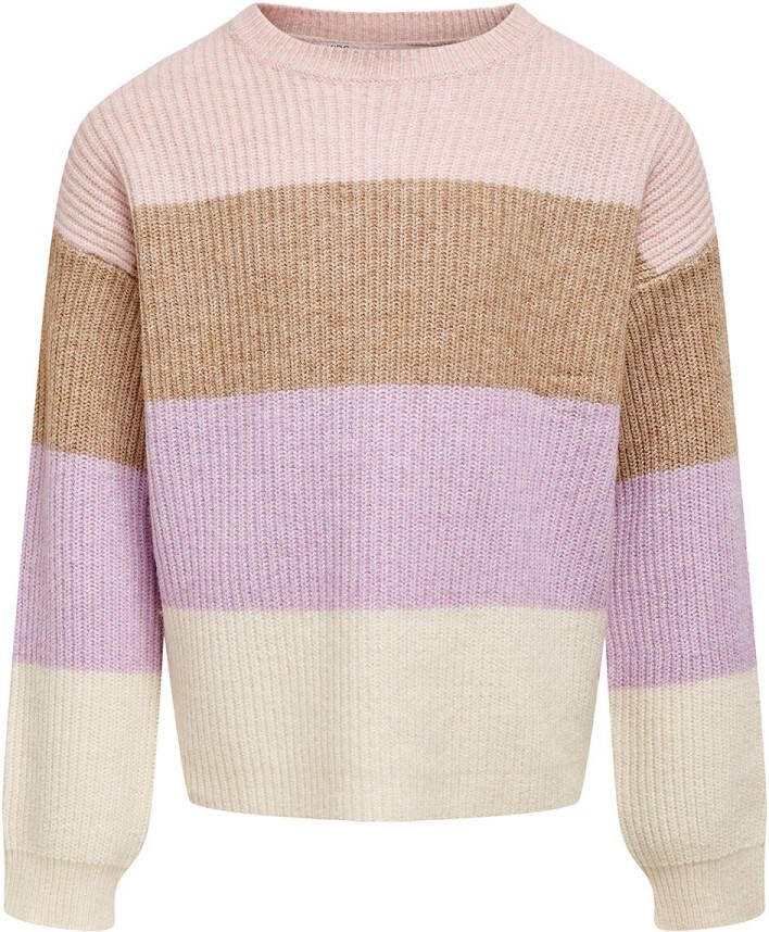 Only Regular fit gebreide pullover met extra brede schouders model 'SANDY' - Foto 3