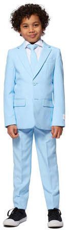 OppoSuits kostuum lichtblauw Jongens Polyester Reverskraag Effen 158 164 - Foto 2