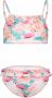 Orange Stars crop bikini met ruches roze turquoise Meisjes Polyester All over print 152-158 - Thumbnail 1