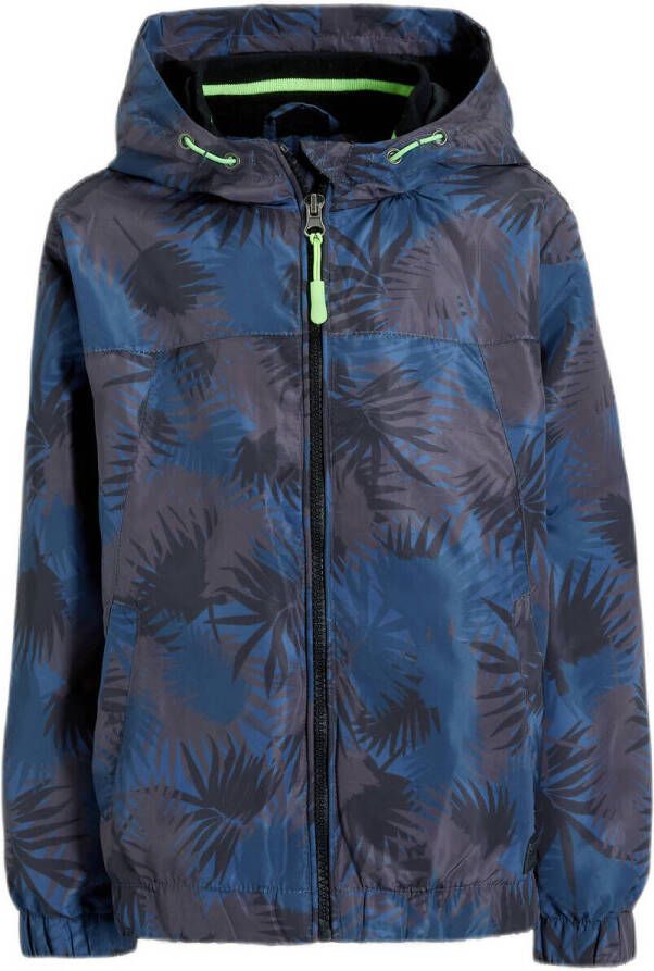 Orange Stars zomerjas Marijn met all over print blauw Jongens Polyester Capuchon 104