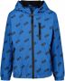 Orange Stars zomerjas met all over tekstprint blauw Jongens Polyester Capuchon 152-158 - Thumbnail 1