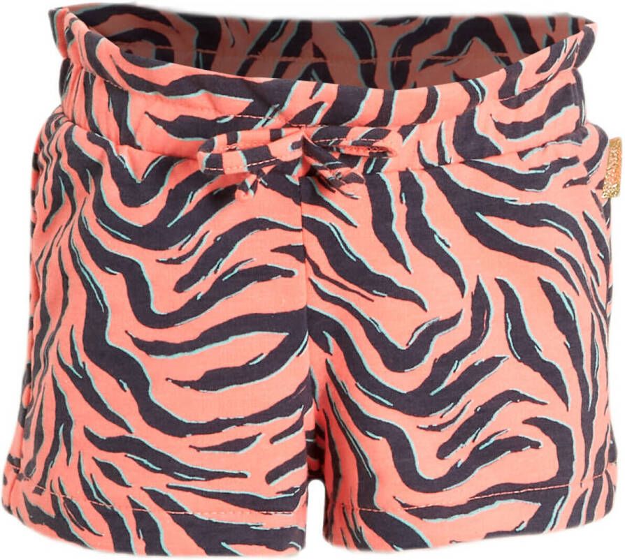 Orange Stars short Madelief met dierenprint oranje Korte broek Meisjes Polyester 104