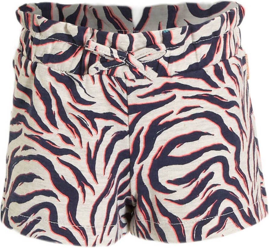 Orange Stars short Madelief met panterprint multicolor Korte broek Meisjes Polyester 104