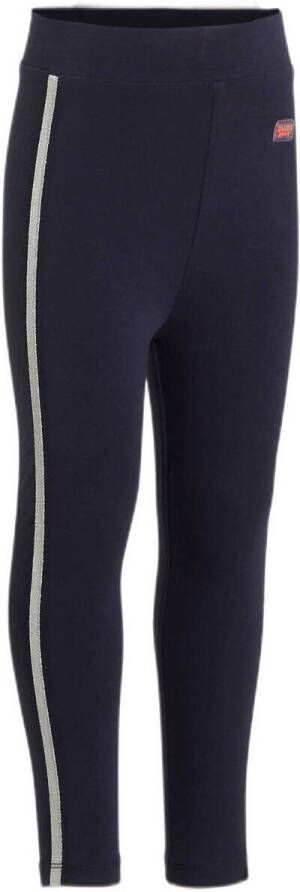 Orange Stars legging Masha donkerblauw Meisjes Stretchkatoen Effen 104