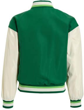 Orange Stars baseball jacket groen Jas Jongens Polyester Ronde hals