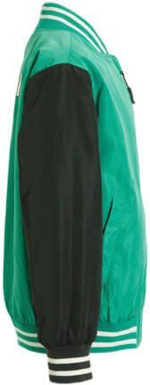 Orange Stars baseball jacket Marten groen Jas Jongens Polyester Opstaande kraag 104 - Foto 4