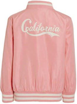 Orange Stars baseball jacket Merle met printopdruk roze Jas Meisjes Polyester Opstaande kraag 116 - Foto 2