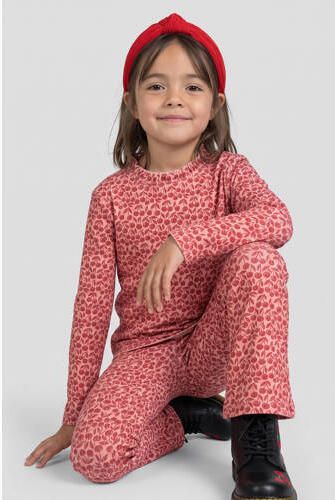 Orange Stars flared broek met print Roze Meisjes Polyester All over print - Foto 4