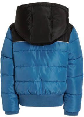 Orange Stars gewatteerde winterjas Norbert blauw Jongens Polyester Capuchon 152