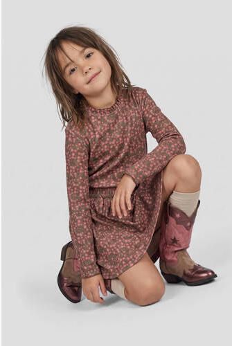 Orange Stars korte rok met print bruin Meisjes Polyester All over print - Foto 3