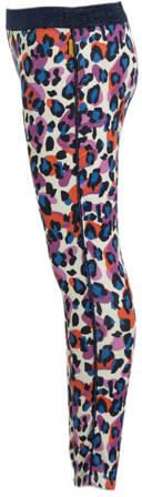 Orange Stars legging Paris met panterprint multi Meisjes Katoen Panterprint 110 116