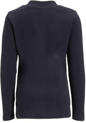 Orange Stars longsleeve Nanda donkerblauw Meisjes Katoen Opstaande kraag 104
