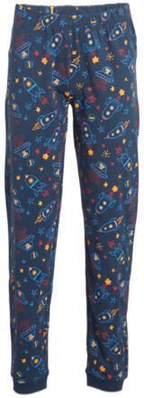 Orange Stars pyjama met all over print donkerblauw Jongens Katoen Ronde hals 104 - Foto 3