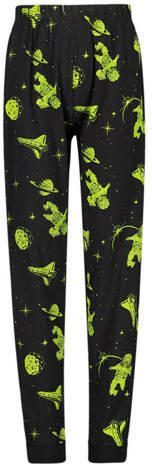 Orange Stars pyjama met all over print zwart Jongens Katoen Ronde hals 116 - Foto 3