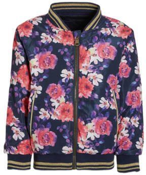Orange Stars reversible bomberjack zomer Marcella jacket reversible met all over print donkerblauw Jas Meisjes Polyester Opstaande kraag 116 - Foto 2