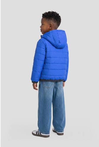 Orange Stars reversible gewatteerde winterjas antraciet Grijs Jongens Polyester Capuchon - Foto 4