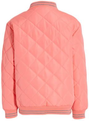 Orange Stars reversible tussenjas Pam lichtroze Meisjes Polyester Opstaande kraag 104