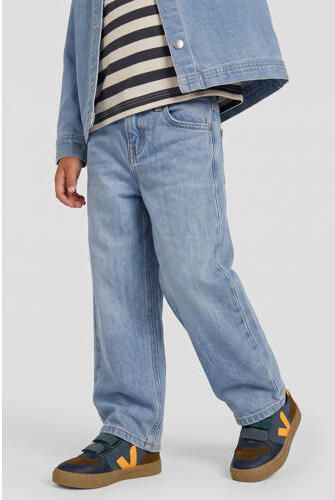 Orange Stars straight leg jeans lichtblauw Jongens Stretchdenim Effen - Foto 3