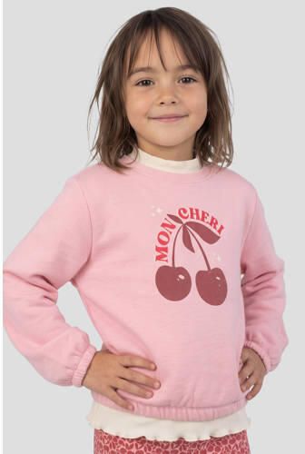 Orange Stars sweater met print lichtroze Meisjes Katoen Ronde hals Printopdruk - Foto 3
