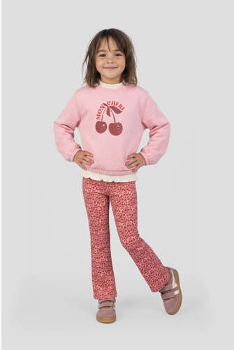 Orange Stars sweater met print lichtroze Meisjes Katoen Ronde hals Printopdruk - Foto 4