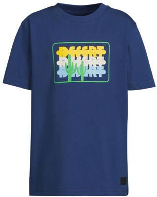 Orange Stars T-shirt donkerblauw Jongens Katoen Ronde hals Printopdruk