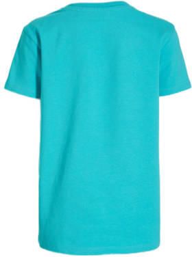 Orange Stars T-shirt Mannes met printopdruk blauw Jongens Stretchkatoen Ronde hals 104 - Foto 2