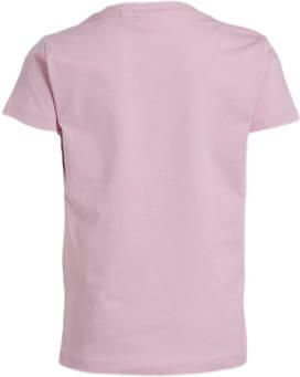 Orange Stars T-shirt Mariska met printopdruk paars Meisjes Stretchkatoen Ronde hals 104 - Foto 2