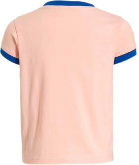 Orange Stars T-shirt Marlissa met printopdruk roze Meisjes Stretchkatoen Ronde hals 104 - Foto 2