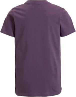 Orange Stars T-shirt Pelle met printopdruk paars Jongens Katoen Ronde hals 110 116