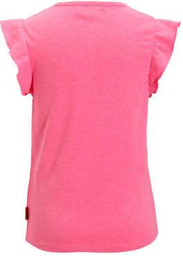 Orange Stars T-shirt Petri met printopdruk roze Meisjes Katoen Ronde hals 110 116