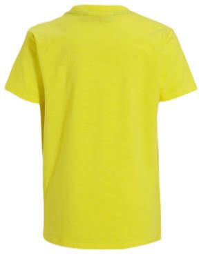 Orange Stars T-shirt Polle met printopdruk geel Jongens Katoen Ronde hals 110 116