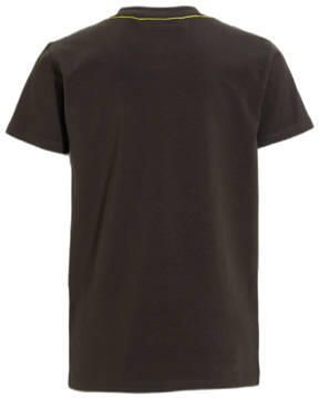 Orange Stars T-shirt Prince met tekstopdruk donkergrijs Jongens Katoen Ronde hals 110 116