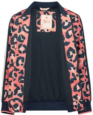 Orange Stars tussenjas met all over print roze Meisjes Polyester Opstaande kraag 128-134 - Foto 3