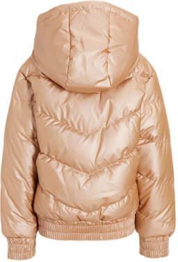 Orange Stars winterjas Nanda metallic goud Oranje Meisjes Polyester Capuchon 140 - Foto 4