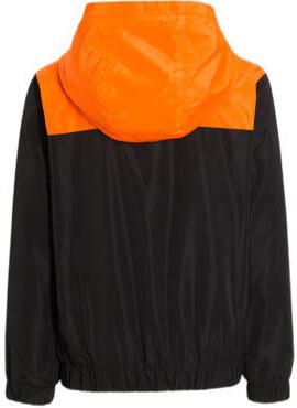 Orange Stars zomerjas Paco zwart oranje Jongens Polyester Capuchon Meerkleurig 104
