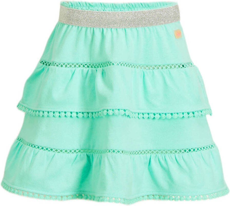Orange Stars rok Manuela mintgroen Meisjes Katoen Effen 104