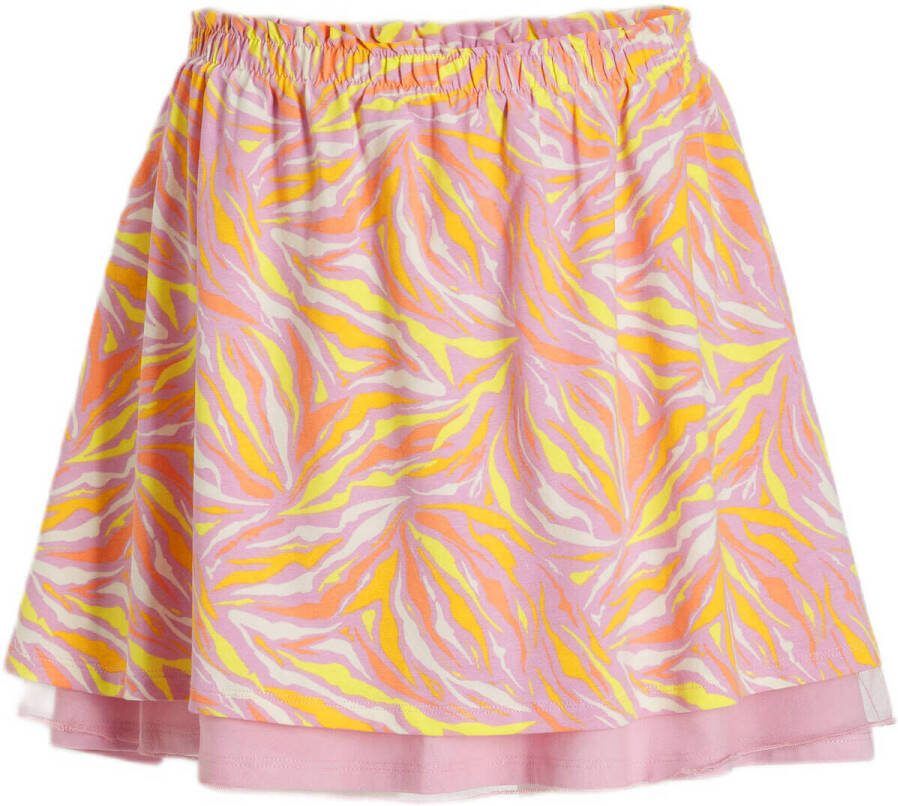 Orange Stars rok Marrit met all over print multi Meisjes Stretchkatoen 104 - Foto 2