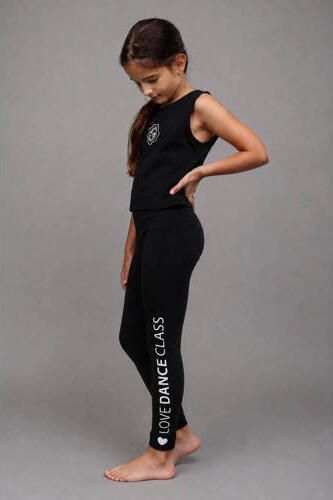 Papillon sportlegging zwart Sportbroek Meisjes Katoen Printopdruk