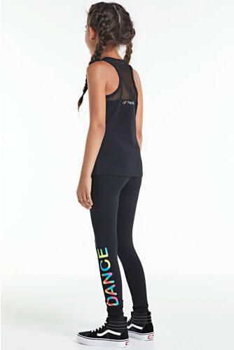 Papillon sportlegging zwart multi Sportbroek Meisjes Katoen Tekst 116 - Foto 3
