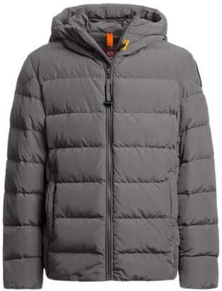 Parajumpers gewatteerde jas grijs Jongens Nylon Capuchon Effen